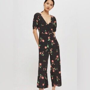 Nobody’s Child Floral Wide Leg Jumpsuit UK8/US4